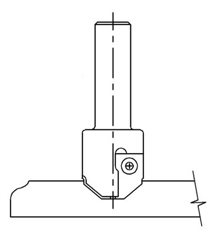One Pass MDF Door Profile Insert, Vortex INS-8210 - Vortex INS-8210