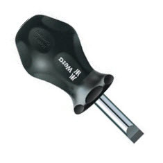Wera 336 Slotted Stubby Screwdriver - Wera 05110069003