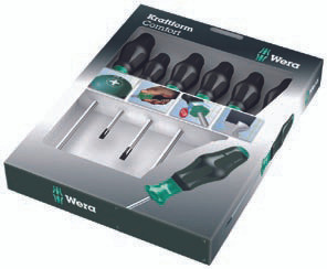 Wera 1334/6 Kraftform Comfort Screwdriver Set