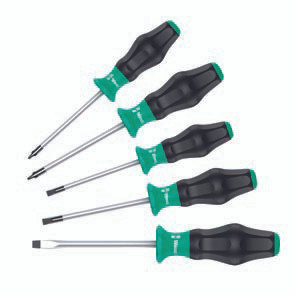 Wera 1335/1350/5 Kraftform Comfort Screwdriver Set