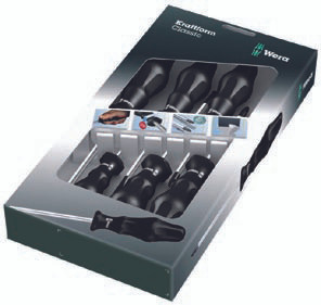Wera 1734/6 Kraftform Classic Screwdriver Set