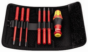 Wera 7 Pc Insulated Kraftform Handle And Bit Set (Sl/Ph/Sq)