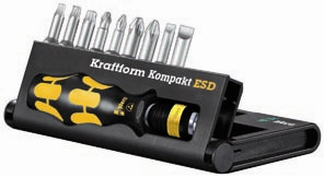 KK 11 ESD 10Pc ESD Kraftform Kompakt Screwdriver Set (Sl/Ph/Tx)