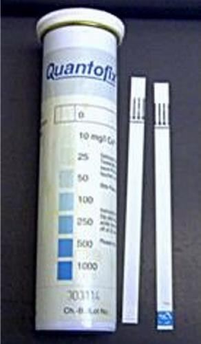 Cobalt testing strips