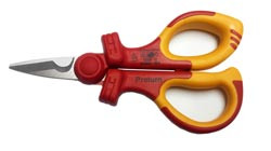 Wiha 32951 - Proturn Insulated Electricians Shears 6.3" (160mm) Long