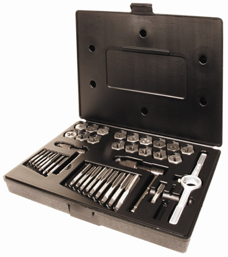 38pc Tap & Die Set, Inch Sizes w/ Hex Dies, Triumph 069963