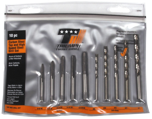 Triumph Twist Drill WC39 Tap and Drill Bit Set