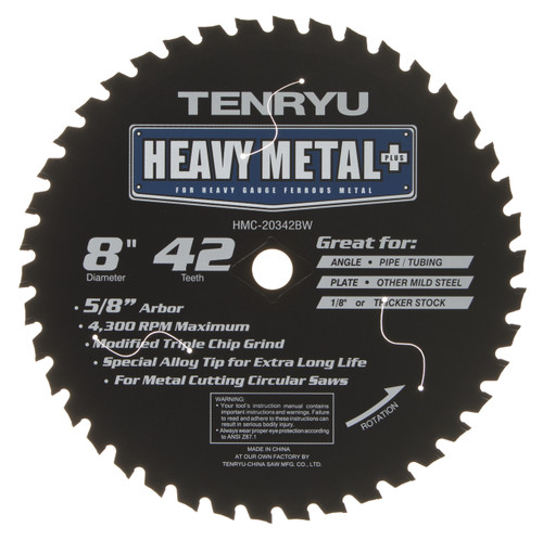 Tenryu HM-20342D Heavy Metal Saw Blade
