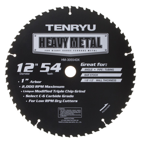 Tenryu HM-30554DX Heavy Metal Saw blade