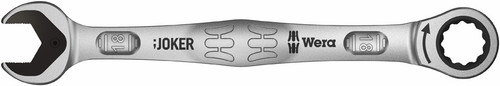 Joker Combination Ratchet Wrench, 1/2" open end, 25mm box end, Wera 05073283001