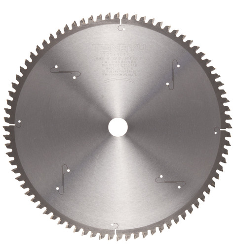 Industrial Blade Saw Blade, 12" Dia, 80T, 0.104" Kerf, 1" Arbor, Tenryu IW-30580AB2
