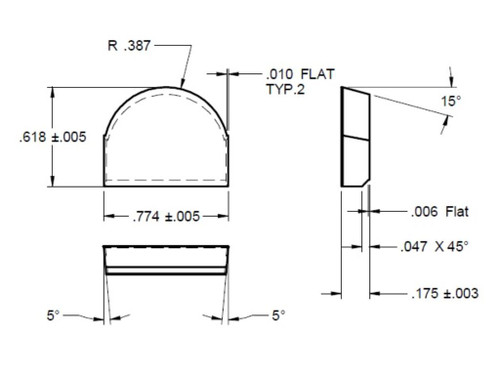 Stump Grinder Teeth, Yellow Jacket [STYJ750-PT] - PRETINNED