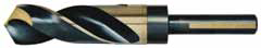 Silver & Deming Drill, Reduced Shank, Black & Gold Finish
