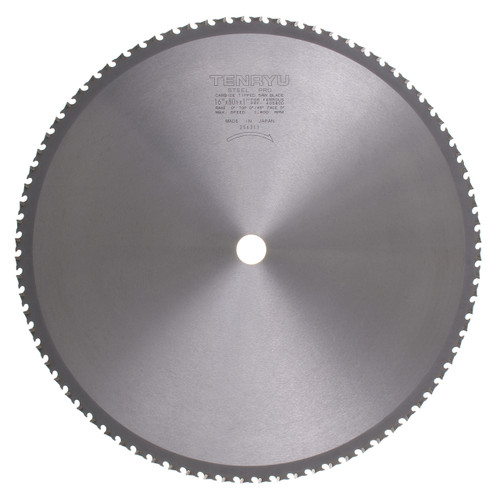 Steel-Pro Saw Blade, 16-5/16" Dia, 80T, 0.102" Kerf, 1" Arbor, Tenryu PRF-41580D