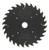 Plunge-Cut Saw Blade, 6-1/4" Dia, 28T, 0.087" Kerf, 20mm Arbor, Tenryu PSW-16028CBD2
