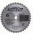 Steel-Pro Saw Blade, 6" Dia, 38T, 0.079" Kerf, 1/2" Arbor, Tenryu PRF-15238