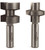 Whiteside 3370 - Wedge, Tongue & Groove, Router Bits - Half Inch Shank, 2 Piece Set, Carbide Tipped