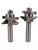 Whiteside 6003 - Full Size, Stile & Rail (Bead Pattern) Router Bits - Half Inch Shank, Carbide Tipped