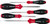 Wiha 30295 - SoftFinish Slotted and Phillips Screwdriver 5 Pc Set