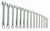 Wiha 15 Pc Economy Combination Wrench Set