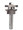 Whiteside 6001B - Full Size, Stile & Rail, (Round Pattern) Router Bits - Half Inch Shank, (Replacement Round Rail Cutter), Carbide Tipped