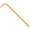 Bondhus GoldGuard Plated Hex L-Wrench - Long