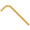Bondhus GoldGuard Plated Hex L-Wrench - Short