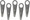Oshlun MMS-4205 Tapered Sealant Cutter for Fein SuperCut (5-Pack)