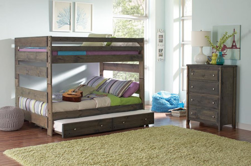 Wrangle Hill Gunsmoke Full-over-Full Bunk Bed