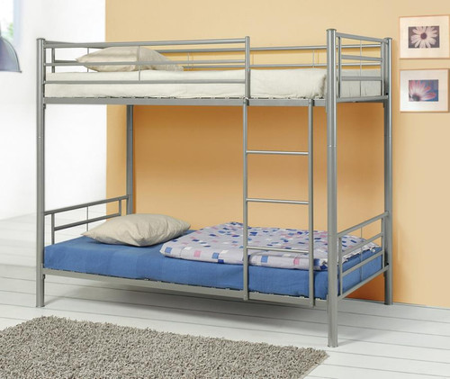 Denley Metal Twin-over-Twin Bunk Bed