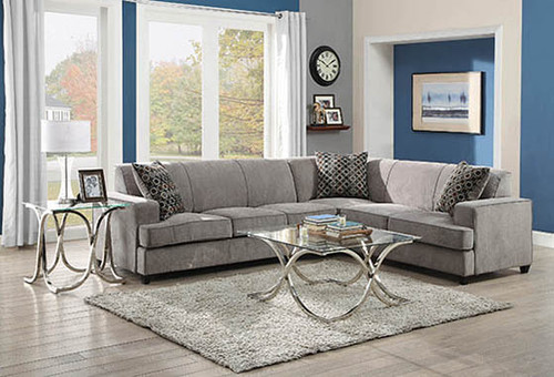 Tess Casual Grey Sectional