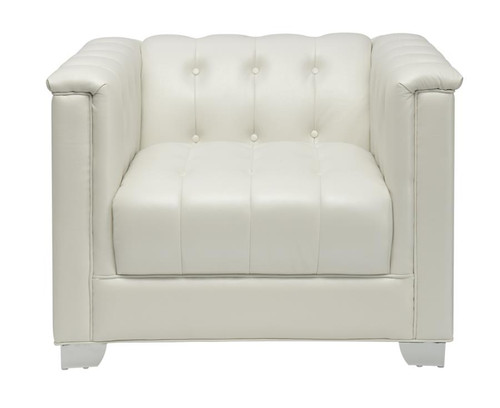 Chaviano Contemporary White Chair