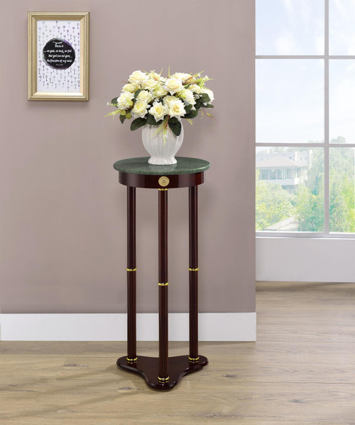 Traditional Merlot Round Plant Stand