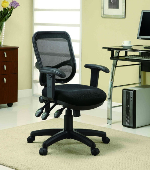 Transitional Black Office Chair