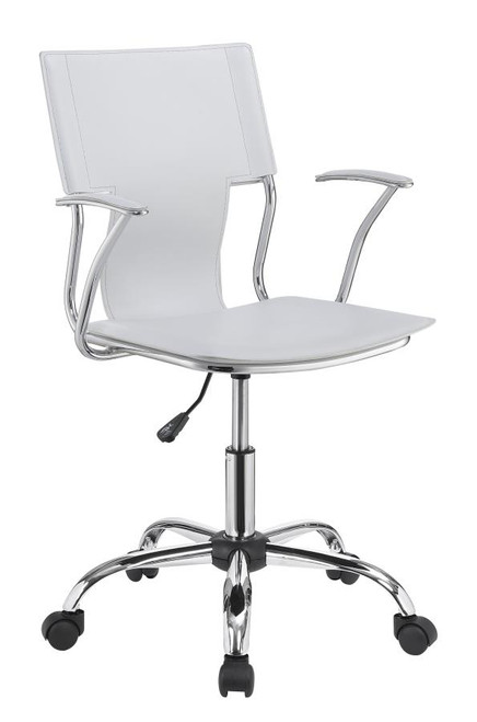 Contemporary White Office Chair