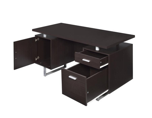 Glavan Contemporary Cappuccino Office Desk