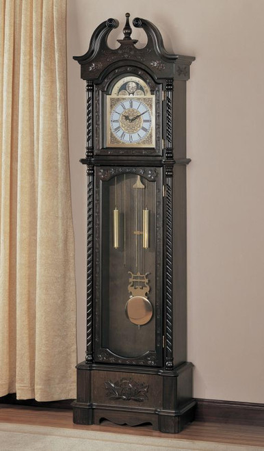 Traditional Brown Grandfather Clock