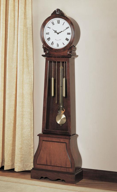 Transitional Brown Grandfather Clock