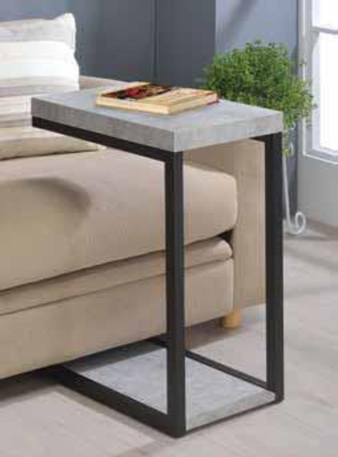 Transitional Cement Snack Table