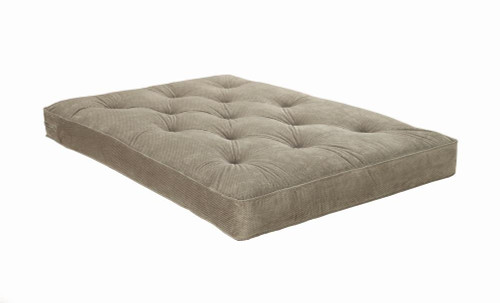 Button Tufted Luxury Futon Pad Sage Green