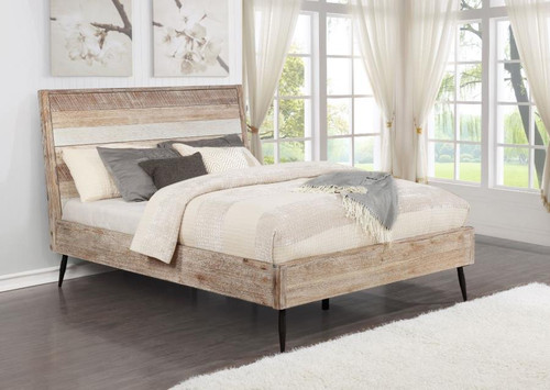 Marlow Queen Platform Bed Rough Sawn Multi