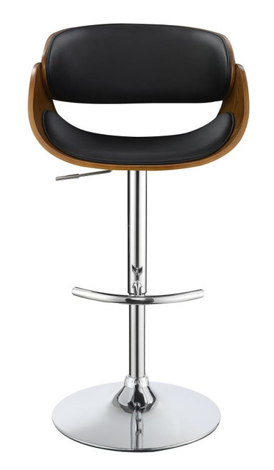 Modern Black Adjustable Bar Stool (104965)