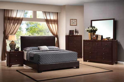 Conner Casual Dark Brown Full Bed