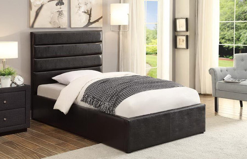 Riverbend Casual Black Full Storage Bed