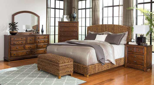 Laughton Rustic Brown Eastern King Bed