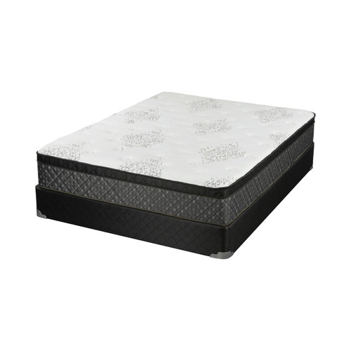 Aspen 12.5" Full Mattress White And Black