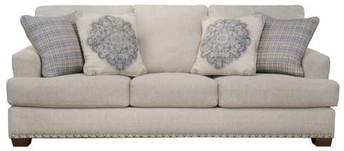 Newberg  Sofa in Platinum/Platinum