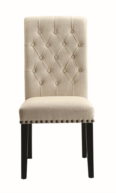 Parkins Cream Upholstered Dining Chair, Set of Two