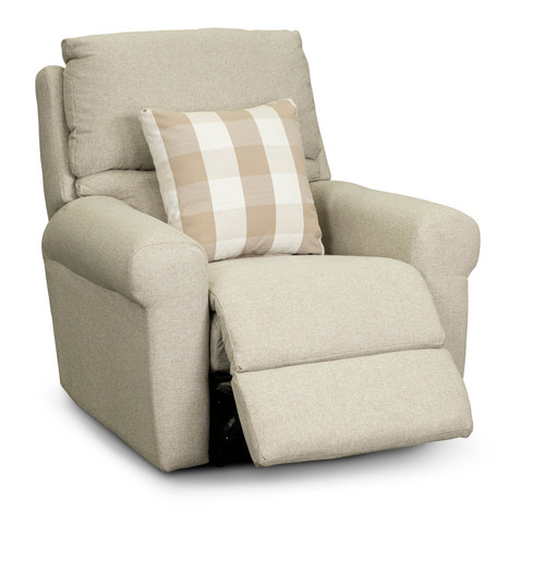 Westport Power Lay Flat Recliner Cement/Linen