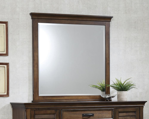 Franco Burnished Oak Dresser Mirror